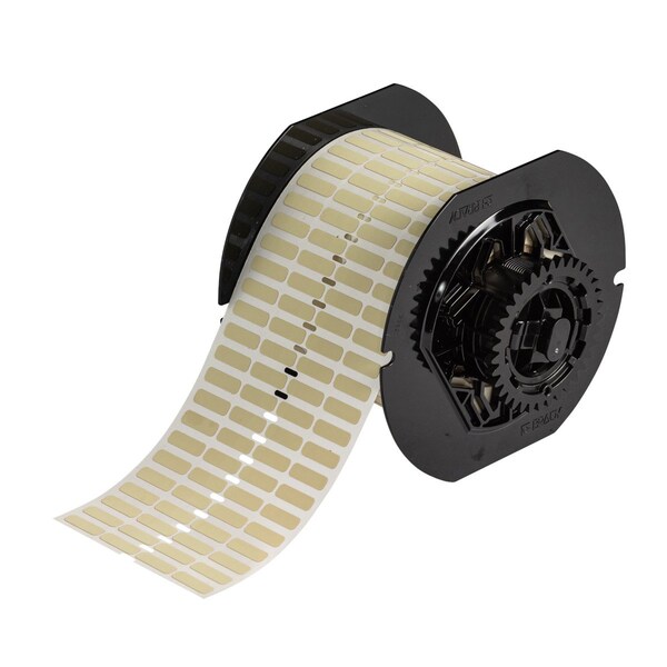 i5300 Amber Polyimide Labels 0.2 in H x 0.65 in W Amber 10000/RL